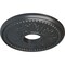 Ekena Millwork Tirana Ceiling Medallion (Fits Canopies up to 4 3/4"), 13 7/8"OD x 3 3/4"ID x 1 1/4"P, Pewter CM13TIPES - alternate 2
